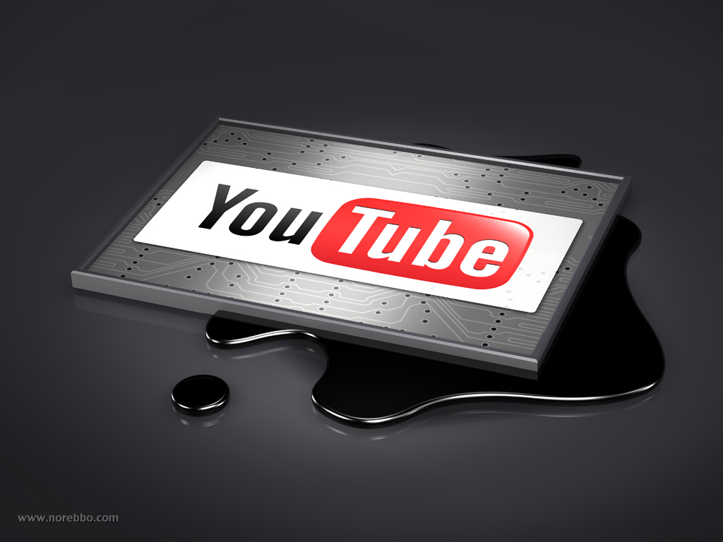 Six D Illustrations Featuring The YouTube Logo Norebbo