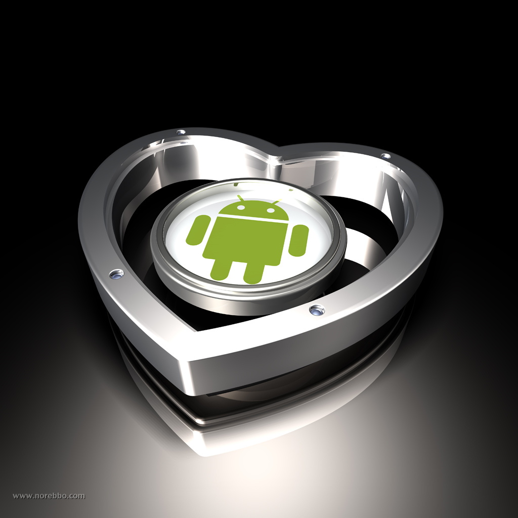 android logo 3d