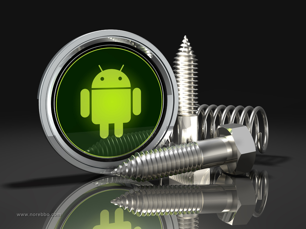 android logo 3d