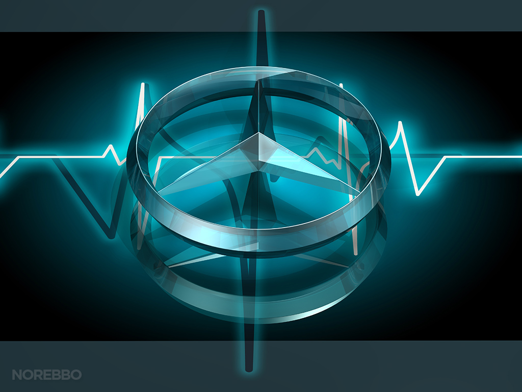 Mercedes Benz logo illustrations – Norebbo