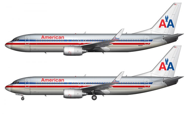 pmdg 737 800 american livery