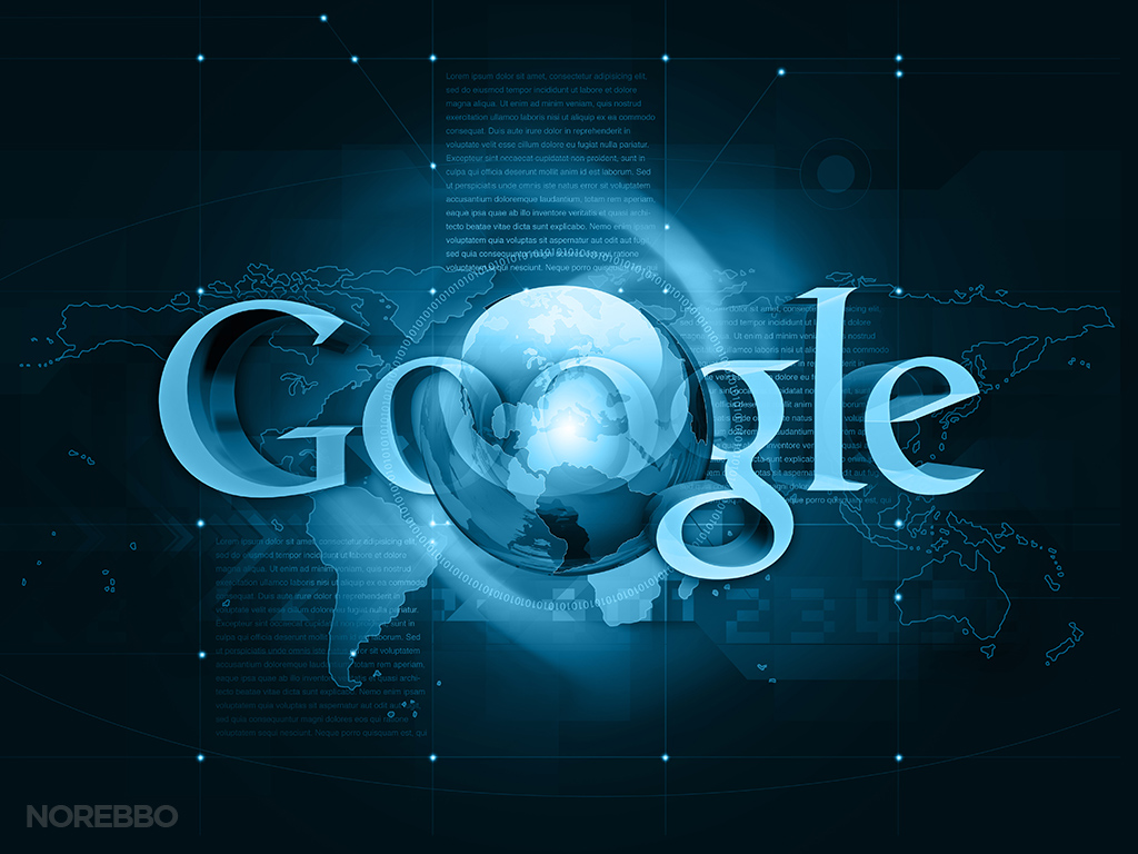 3d Google logo renderings