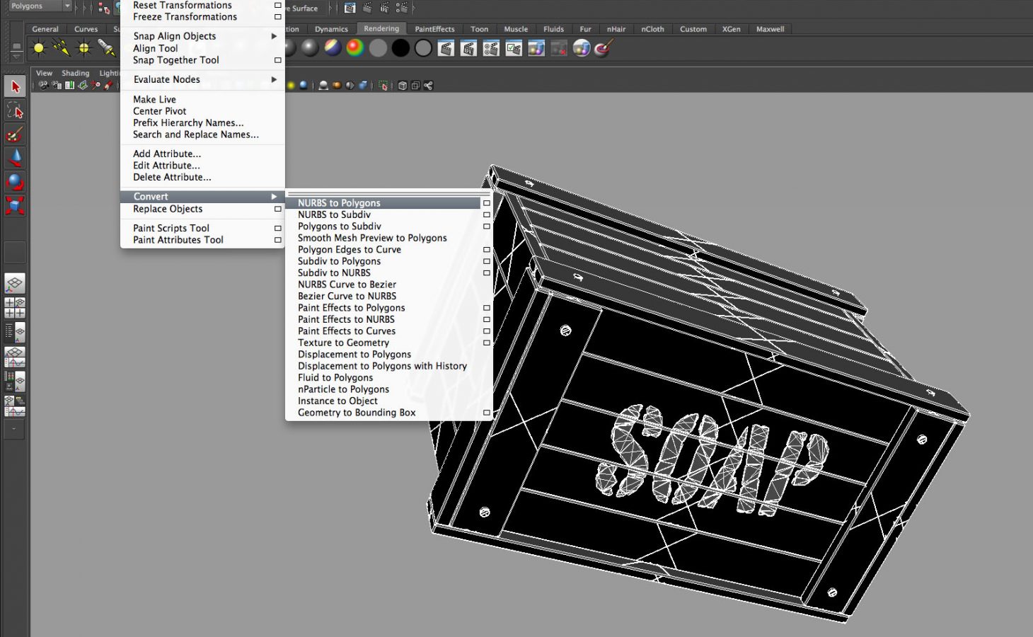 Remove attribute. Nurbs Maya. Nurbs и Polygon. Maya Mesh. Maya Mesh to surface Tool.