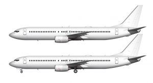 Boeing 737-900 blank illustration templates – Norebbo