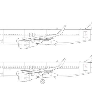 A320 sharklets схема