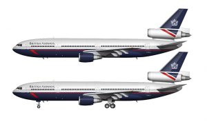 A closer look at the British Airways livery – Norebbo