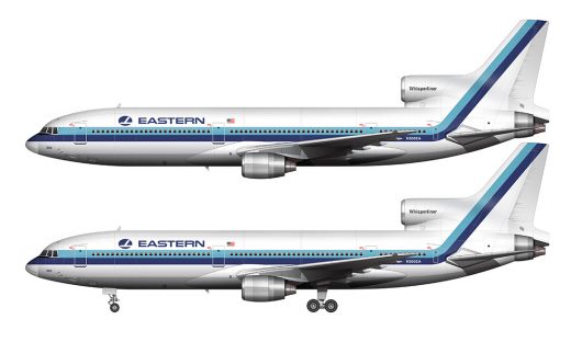 The three liveries of the Eastern Airlines L-1011 TriStar – Norebbo