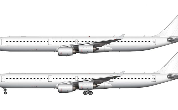 Airbus A Blank Illustration Templates Norebbo