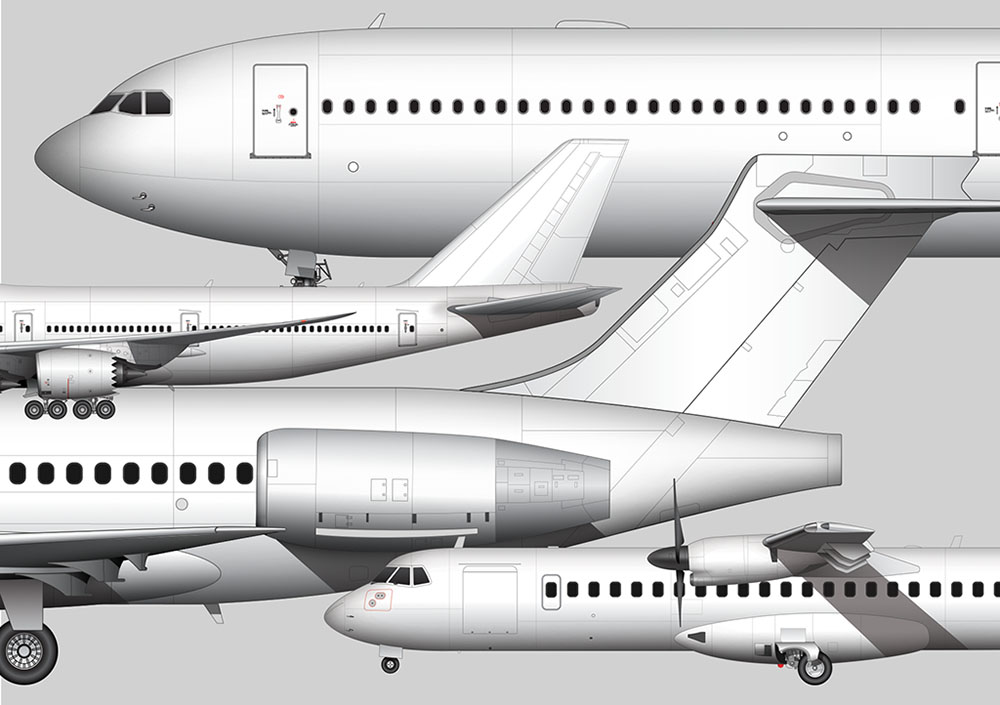 Airplane Livery Template