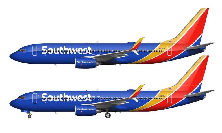 The Bold Evolution Of The Southwest Airlines Livery – Norebbo