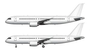 Comac C919 blank illustration templates – Norebbo