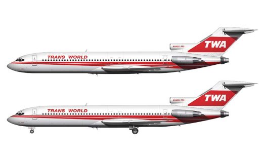 How the final 3 TWA liveries evolved from one to the next – Norebbo