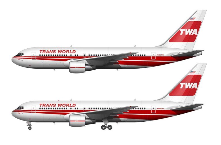 How The Final 3 Twa Liveries Evolved From One To The Next – Norebbo