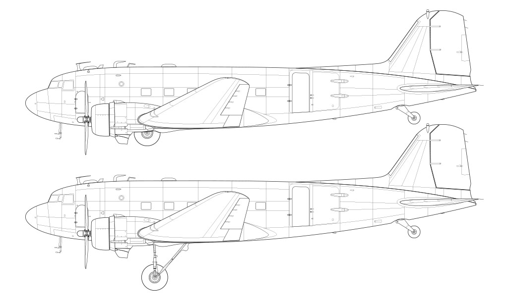 Technical line drawing